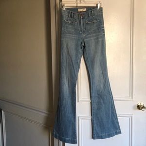 NWOT Dittos High Rise Flare Awesome Hippie Bells